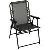 Portable Folding Patio Chair Outdoor Armchair for Camping Pool Beach Lawn Deck Grey