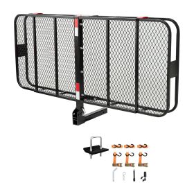 70" x 30" x 6", Hitch Cargo Carrier, 500 lbs Capacity Hitch Cargo Carrier with Nighttime Reflective Reminder