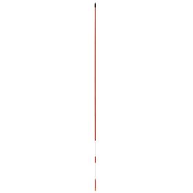 Driveway Markers, 100Pcs 72 in Long 5/16 in Dia, Hi-Visibility Driveway Reflectors with 12 in Steel Drill Bits