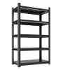 5-Tier Adjustable Storage Shelves for Garage, Capable of Holding 2000LBS - Heavy-Duty Metal Utility Rack Shelf Unit, Ideal for Warehouse, Pantry