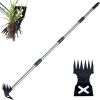Weed Puller Tool with Long Handle Manual Weeder Remover Tool
