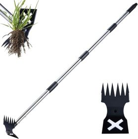 Weed Puller Tool with Long Handle Manual Weeder Remover Tool