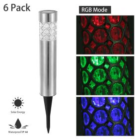 Solarek 6 Pack Outdoor Solar Light IP44 Waterproof RGB Garden Lamp Landscape Lawn Décor Light Solarek 6 Pack Outdoor Solar Light IP44 Waterproof RGB Garden Lamp Landscape Lawn Décor Light