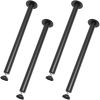 28 Inch Adjustable Desk Legs, Reinforced Steel Office Table Furniture legs Set of 4 for DIY, 1200 lbs Load Capacity Heavy Duty Desk Legs