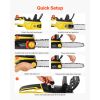 Cordless Chainsaw, 20V 12-Inch Brushless Chainsaw Battery Powered, 4.0Ah Battery and Rapid Charger Included