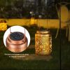 Hummingbird Solar Lantern Outdoor Decor Light 2 Pack