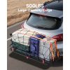 53" x 19" x 5", Hitch Cargo Carrier, 500 lbs Capacity Hitch Cargo Carrier with Hitch Stabilizer & Ratchet Straps