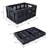 Collapsible Utility Cart Multi Use Functional Collapsible Shopping Carts 2-Tier Collapsible Shopping Cart Folding Cart with Baskets Carrito para Super