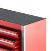 Metal Tool Box, 8.6-inch, Portable Metal Tool Box with 5 Drawers, Small Tool Chest with EVA Liners and PP Feet Pads