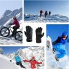 Men's Thermal High Quality Ski Snowboard Gloves - Windproof Cold Weather Driving Work Gloves with Touchscreen Control