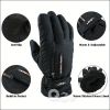 Men's Thermal High Quality Ski Snowboard Gloves - Windproof Cold Weather Driving Work Gloves with Touchscreen Control