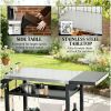 Outdoor bar cart, barbecue table,