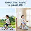 Baby Balance Bike for 1 Year Old Boys Girls Gift, 2 Year Old Toddler Balance Bike with 4 Silent Wheels