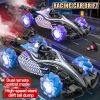 Remote control toy car F1 racing style, with music and light, the tail can be spray.