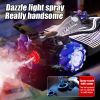 Remote control toy car F1 racing style, with music and light, the tail can be spray.